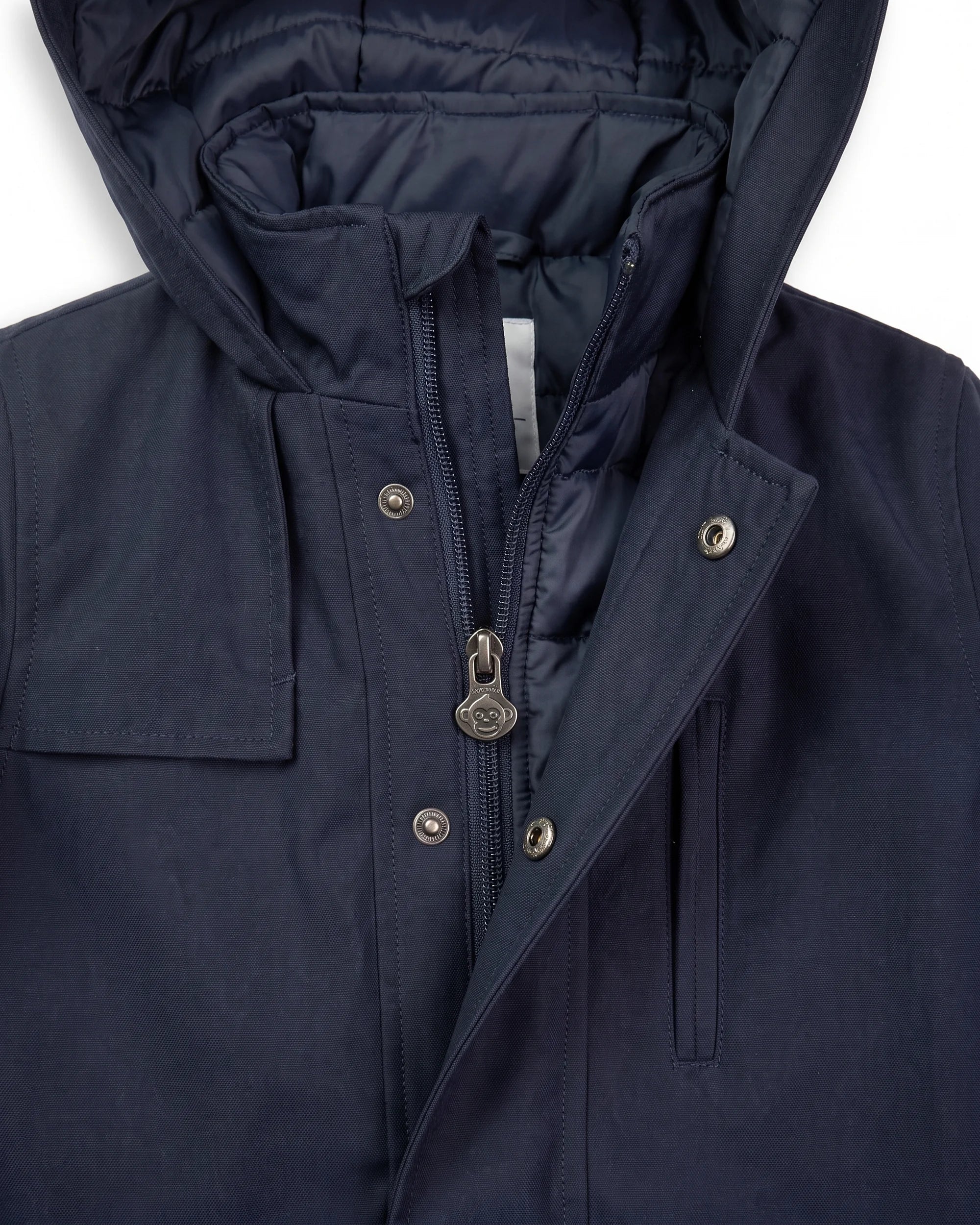 Navy Blue Urban Gotham Coat — detail1