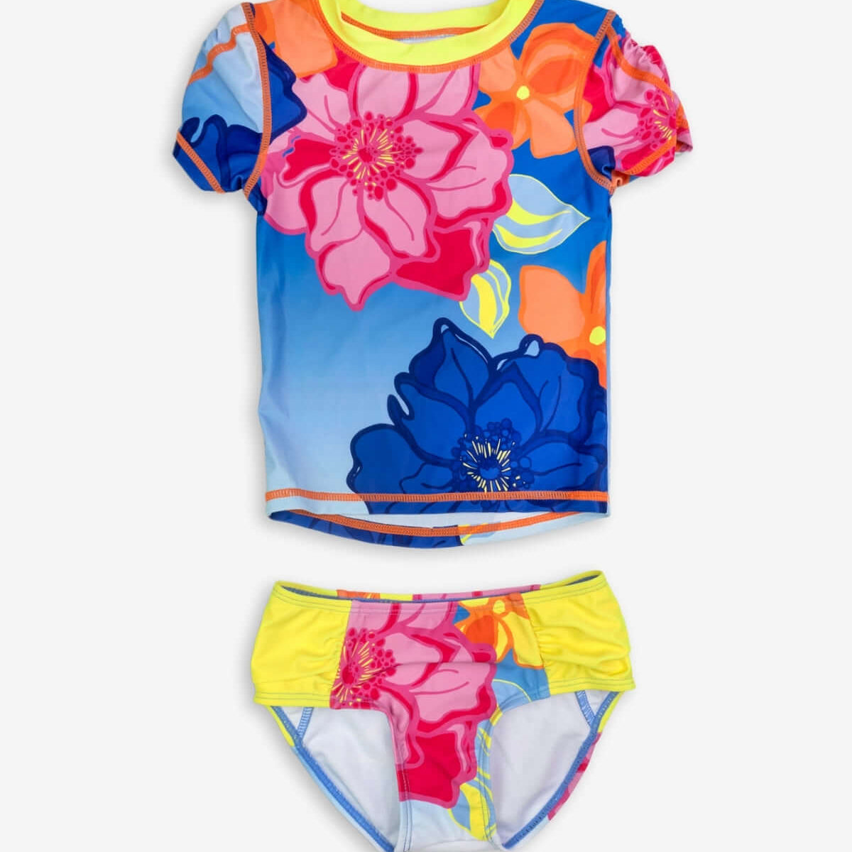 Girls Blue Rash Guard Set | Appaman