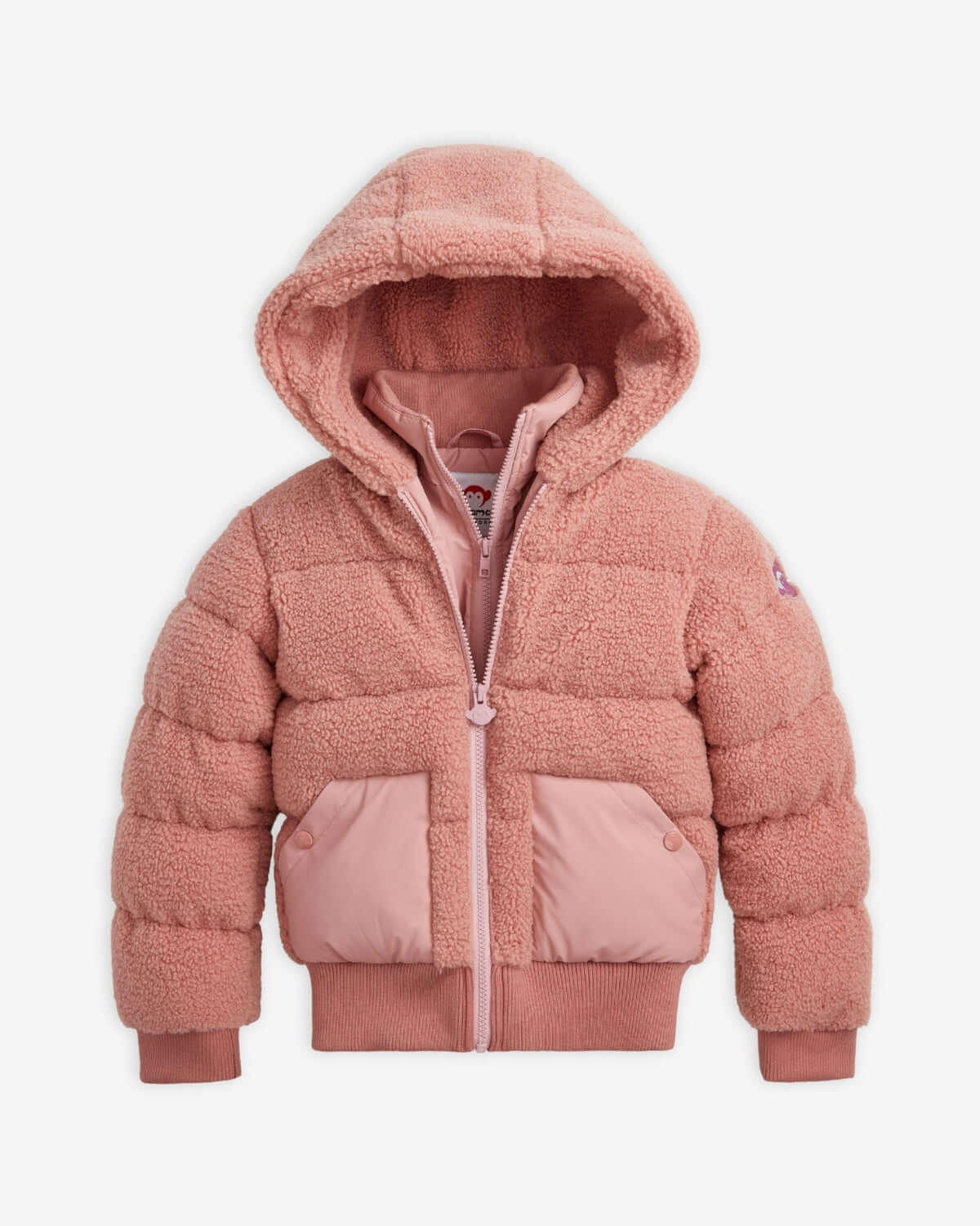 Appaman kids ダウンジャンパー Girls Teddy Puffer Jacket in Pink | Appaman Kids
