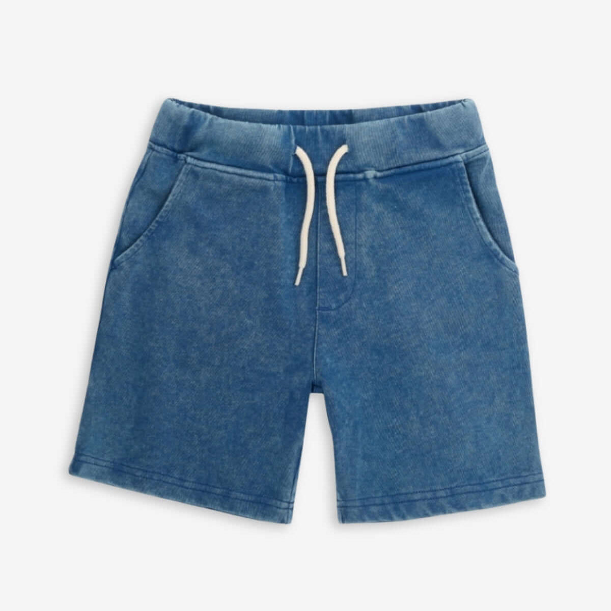 Washed blue boy's shorts