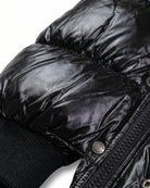 Black Glitter Puffy Coat — detail2
