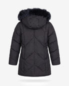 Novelty Black Nova Long Coat — back