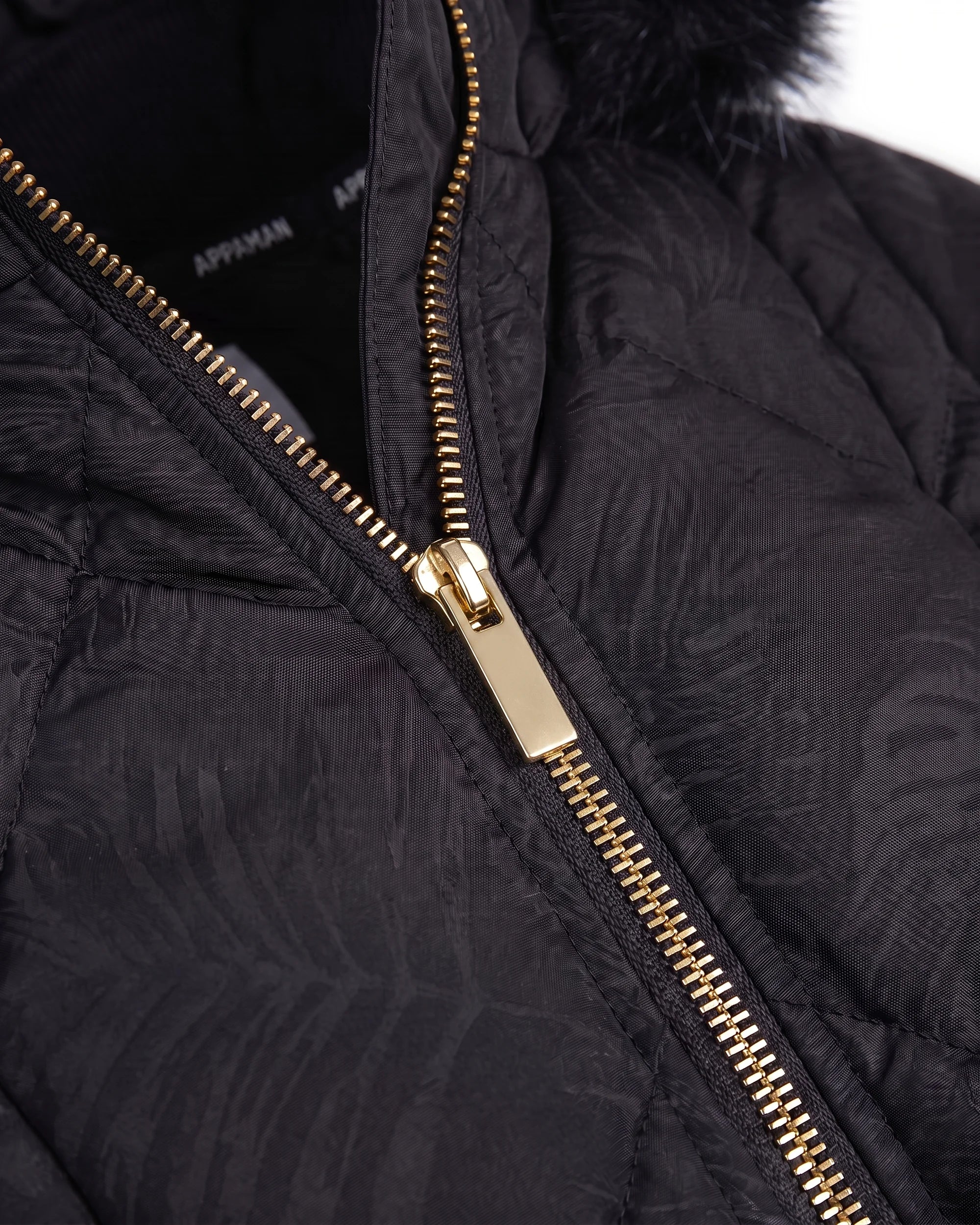 Novelty Black Nova Long Coat — detail1