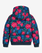 Navy Rose Garden Flurry Coat — back