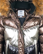 Copper Kylie Puffer Coat — detail1