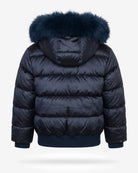 Sapphire Glow Kyla Puffer Coat — back