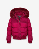 Rose Quartz Kyla Puffer Coat — front