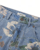 Floral Denim Wide Leg Jeans — detail1