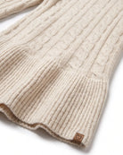 Cream Fisherman Sweater Dress — detail2