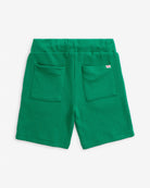 Back view of the Garden Green Resort Short showcasing pockets and comfortable pull-on design.
