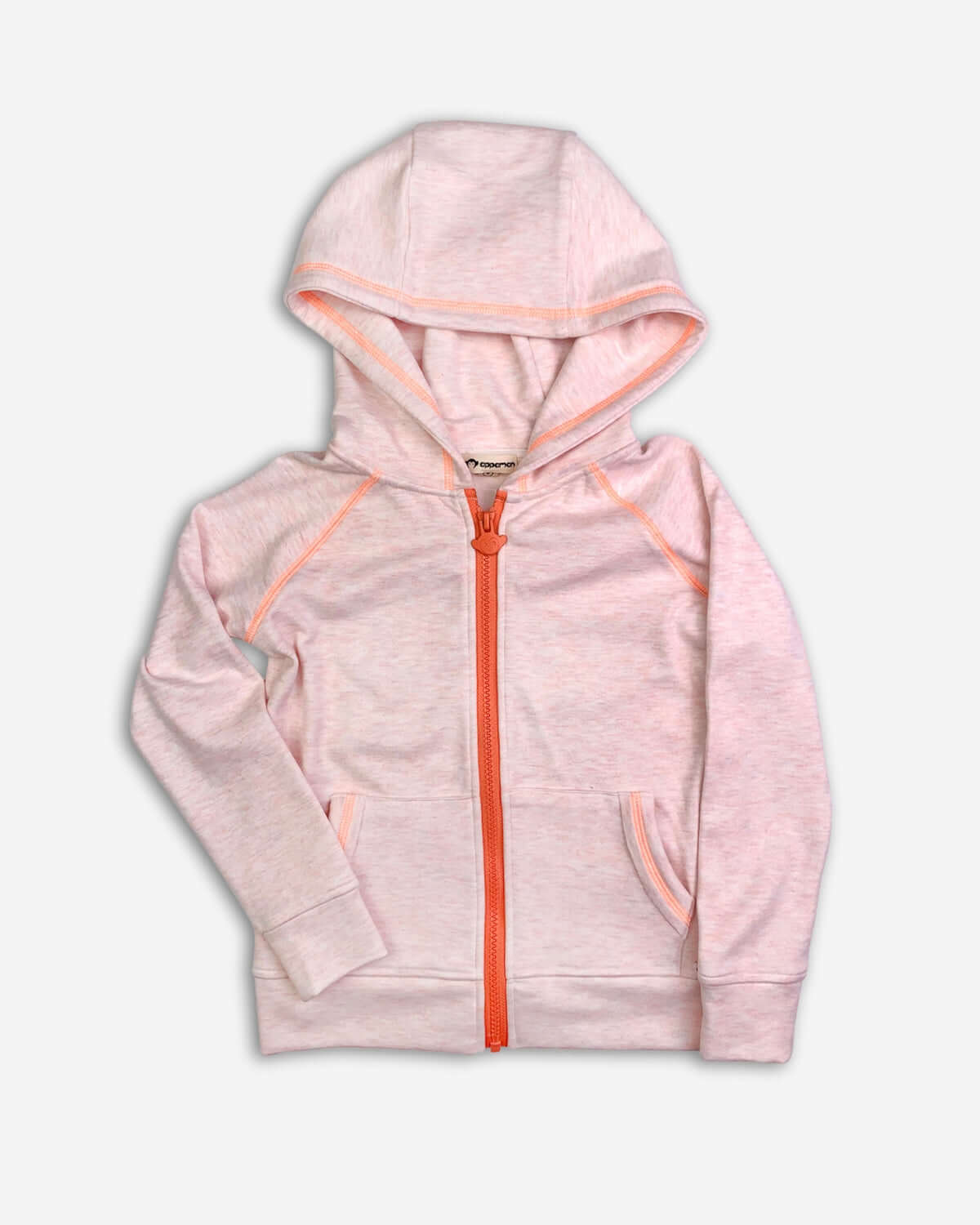 Girls Peach Zip Up Hoodie | Appaman