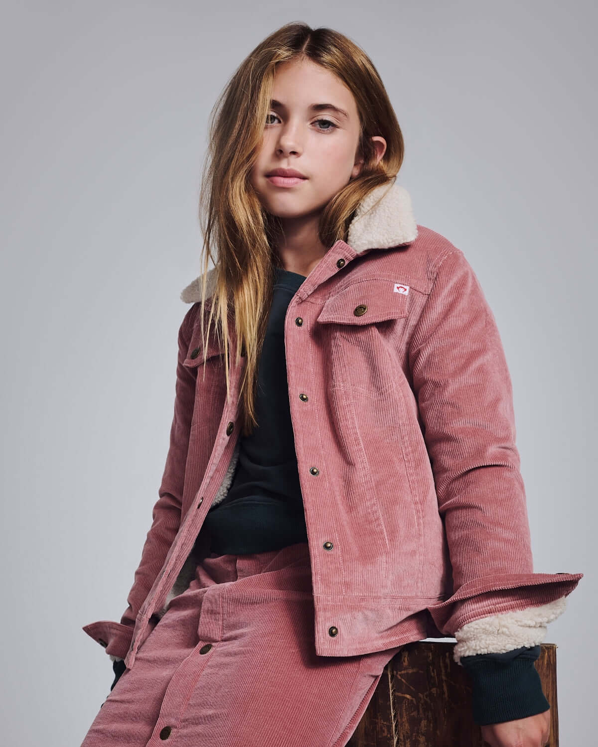 Girls Pink Cord Jacket | Appaman