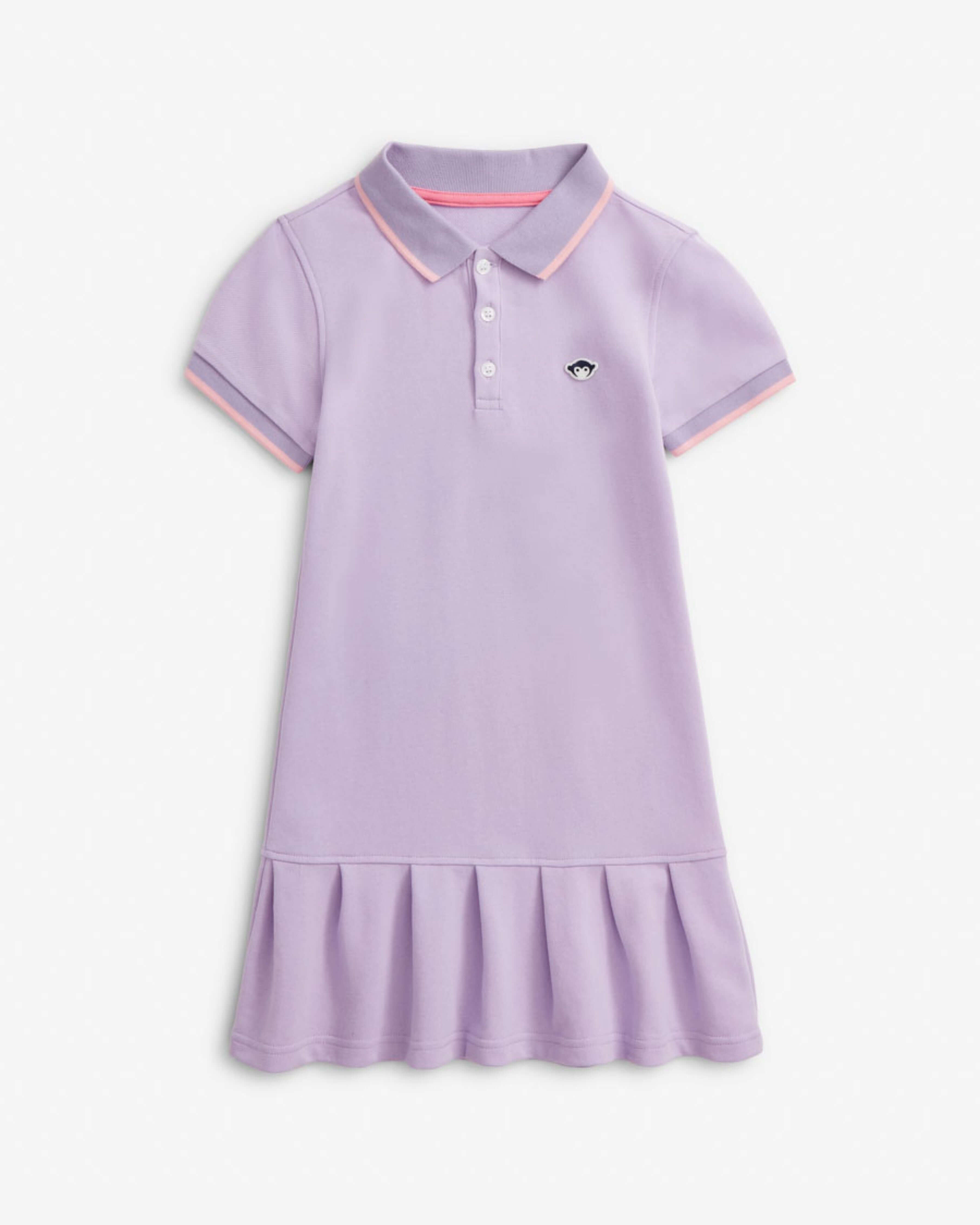 fitted lace wedding dress Girls Purple Polo Dress