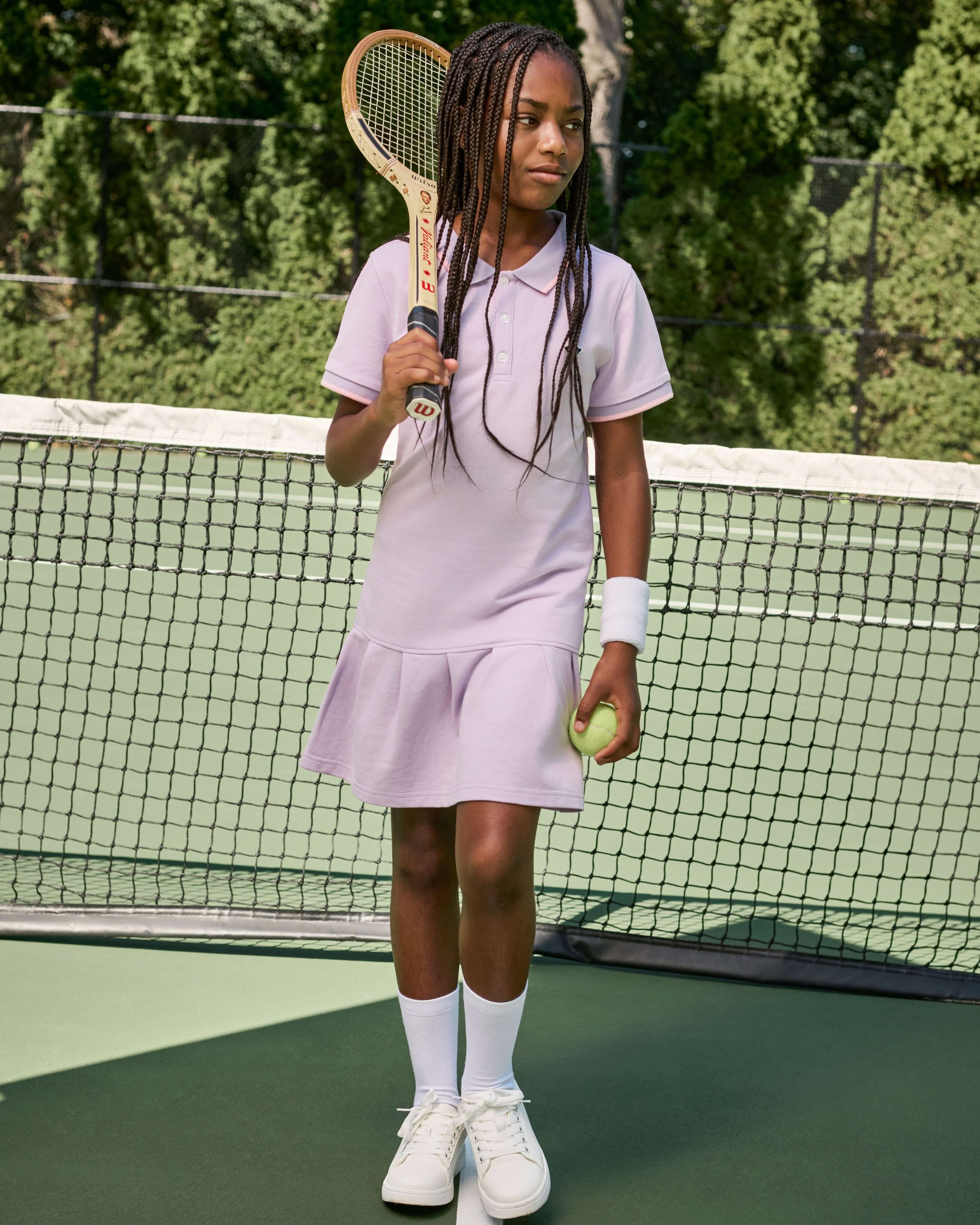 Appaman Girls' Polo Pleated Dress - Little Kid, Big Kid - Lilac