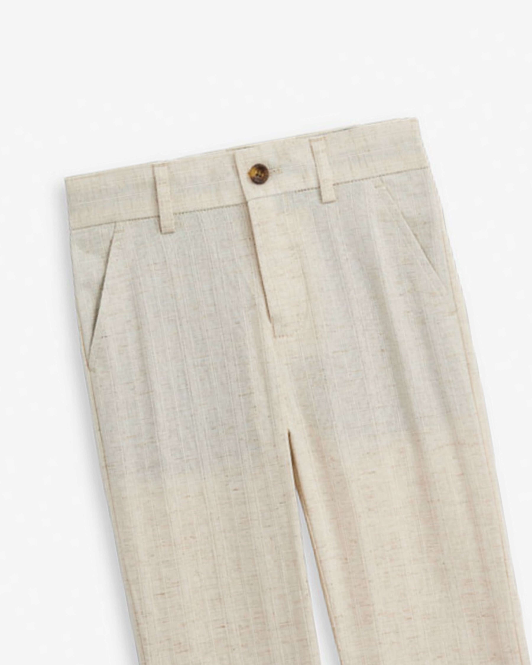 Linen Ivory Beach Pants Ivory / 12 Linen Ivory Beach Pants Ivory / 12