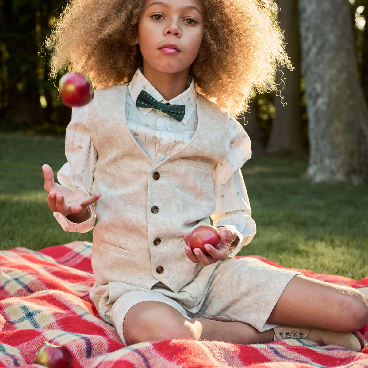 Boys Ivory Tailored Vest | Appaman