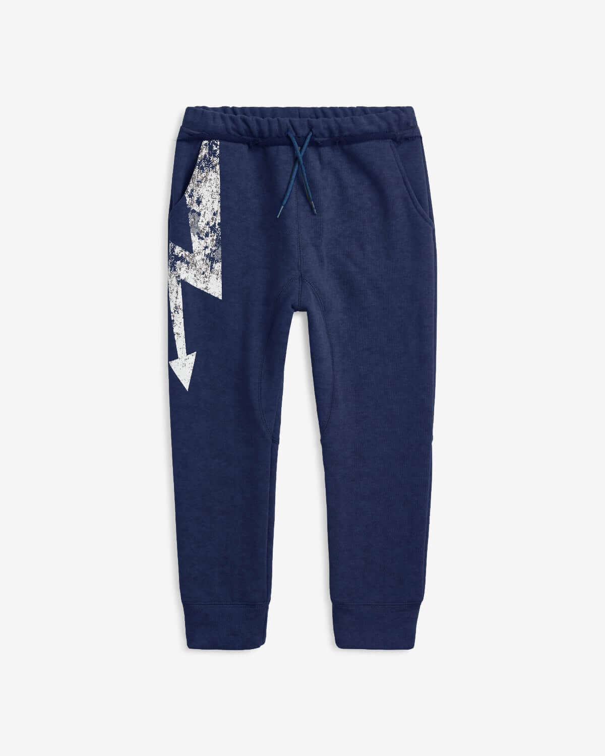 Boys Navy Sweatpants: Washed Navy Bolt Sidewalk | Appaman Kids