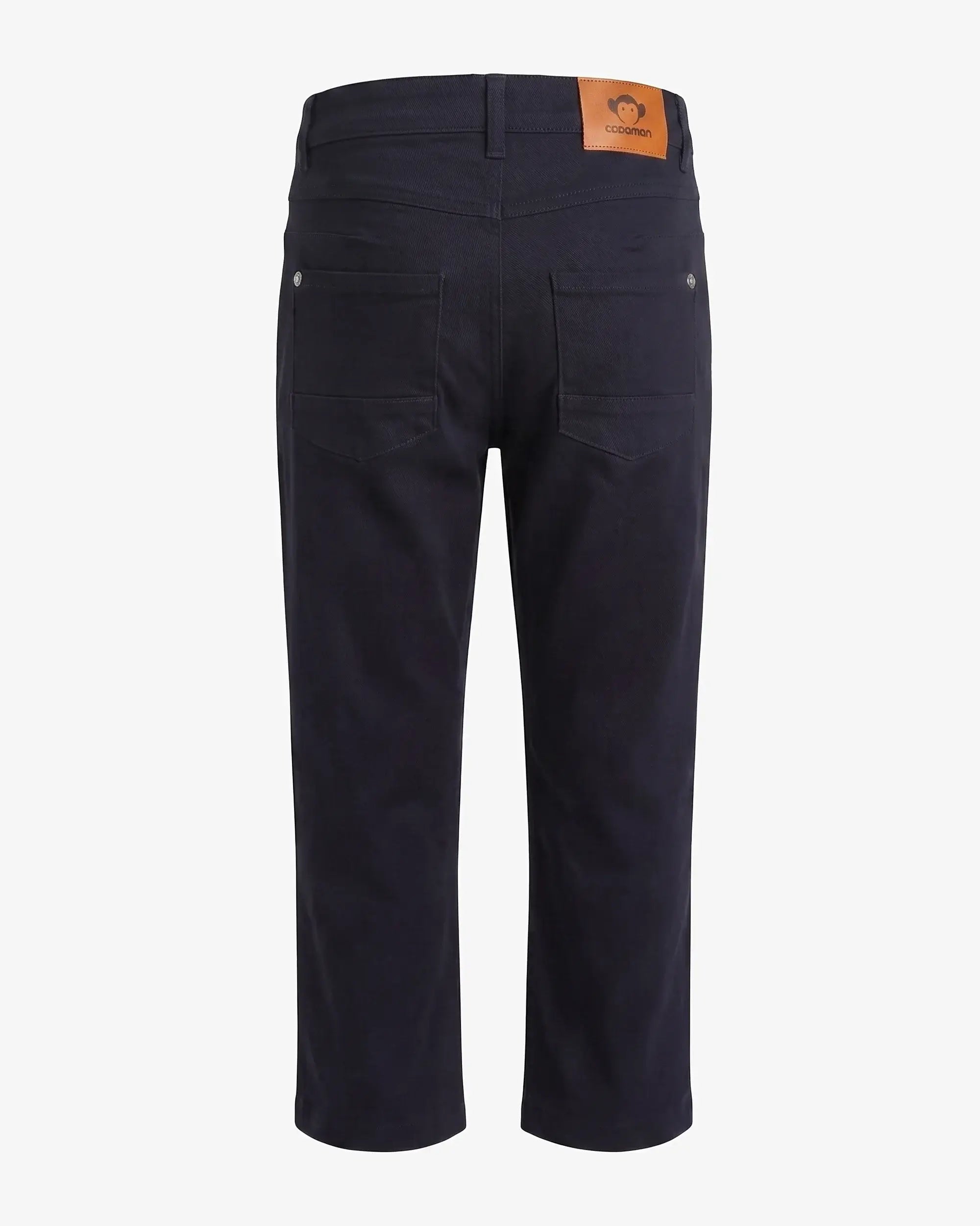 Navy Blue Commuter Twill Pants — back