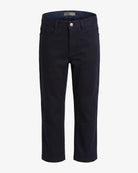 Navy Blue Commuter Twill Pants with belt loops and front scoop pockets, ideal for versatile everyday wear.