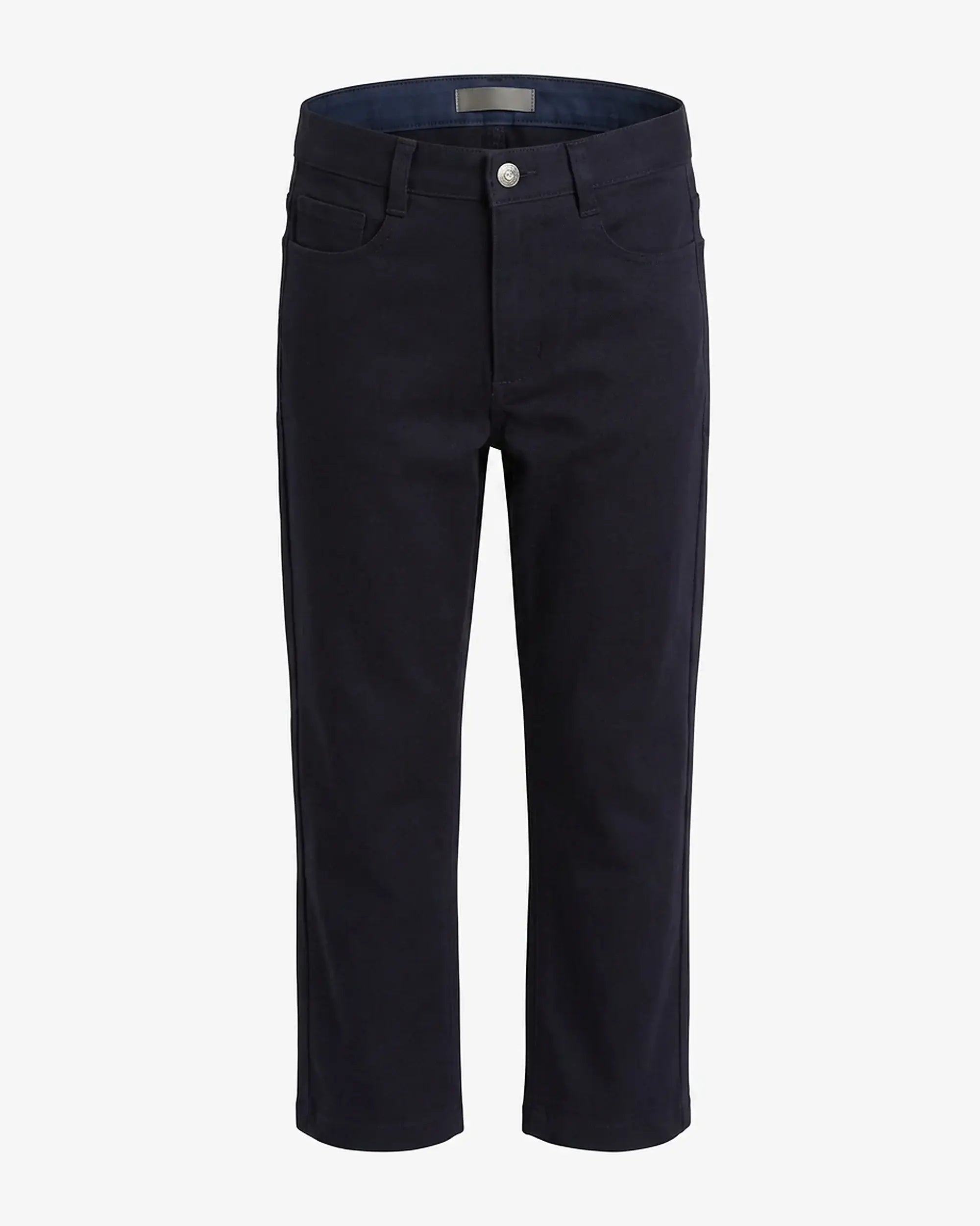 Navy Blue Commuter Twill Pants — front