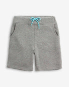 Painted Grey Heather Preston Short with light blue drawstring and pockets for convenience.