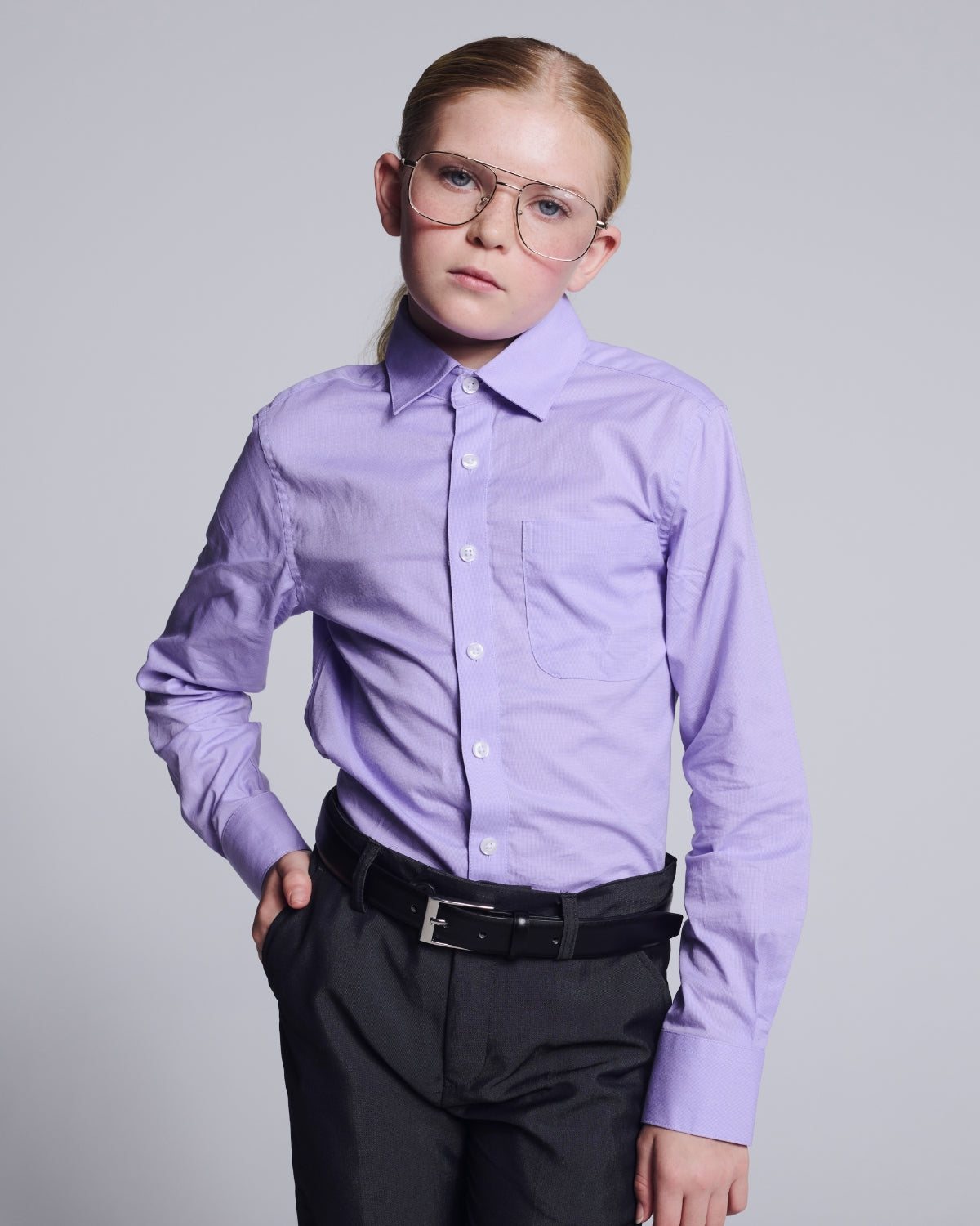 Lavender Purple Standard Button Down