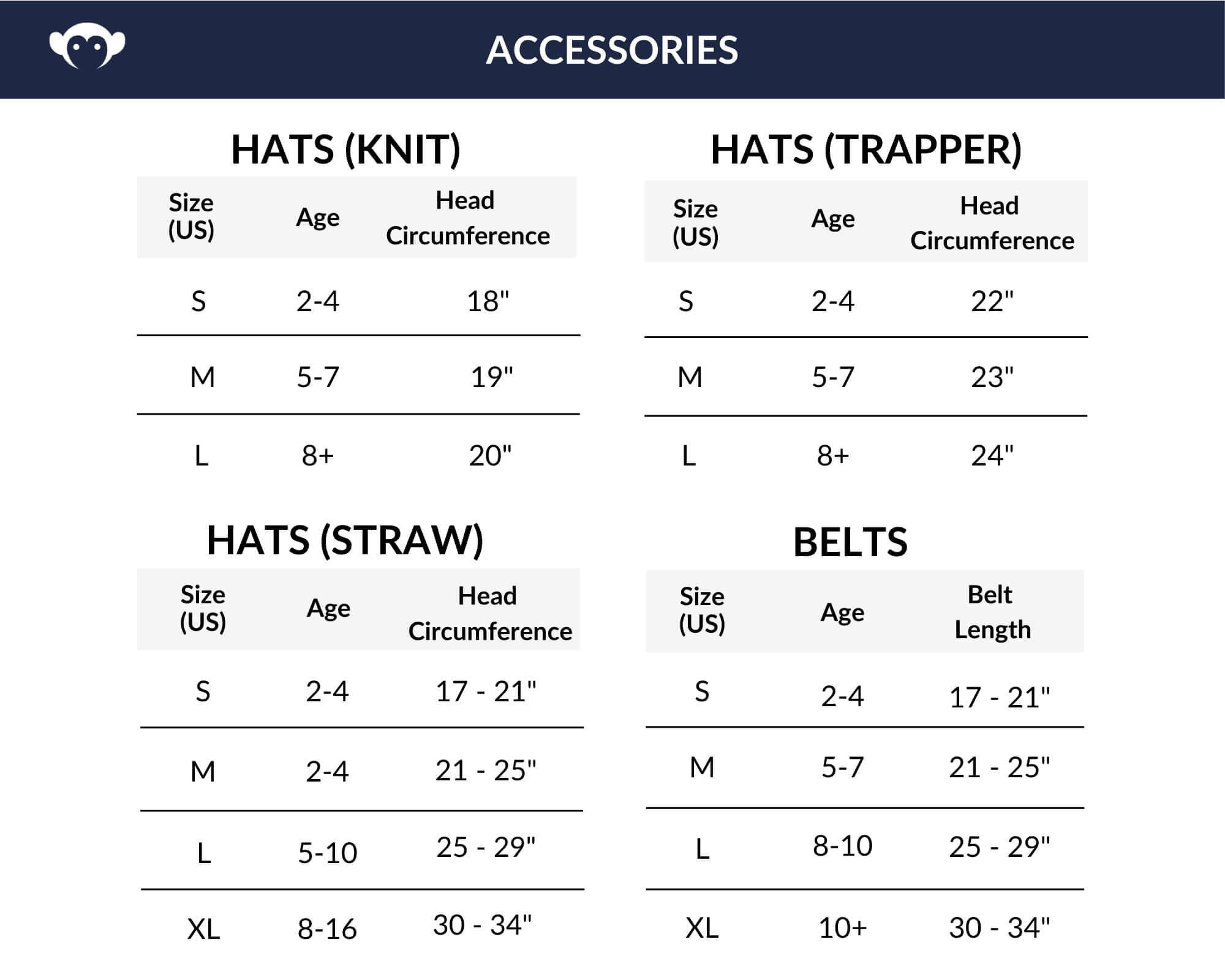 Kids' Size Chart: Dress Up Your Little Ones in Style Kids' Size Chart: Dress Up Your Little Ones in Style