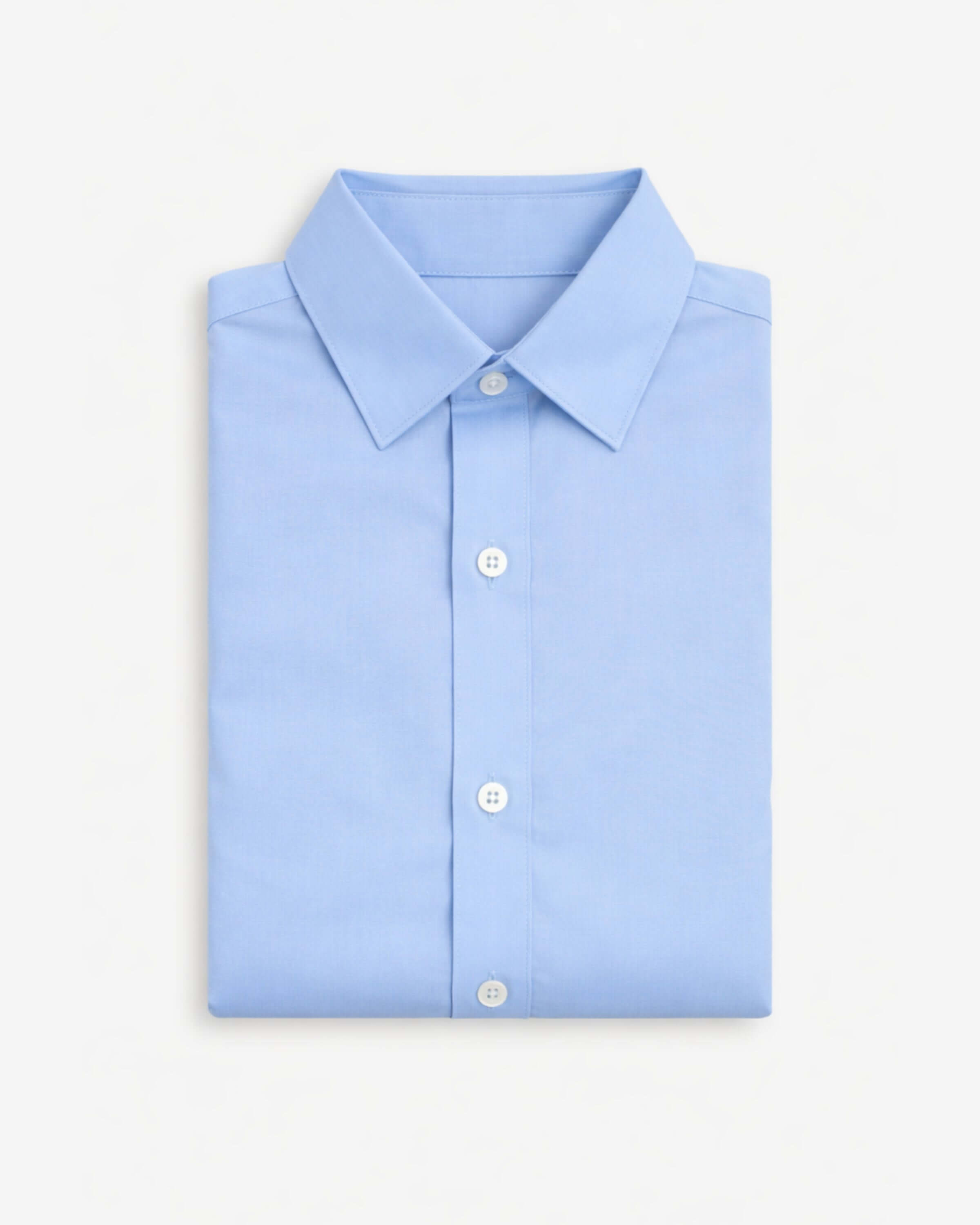 Boys Blue Stretchy Button Down
