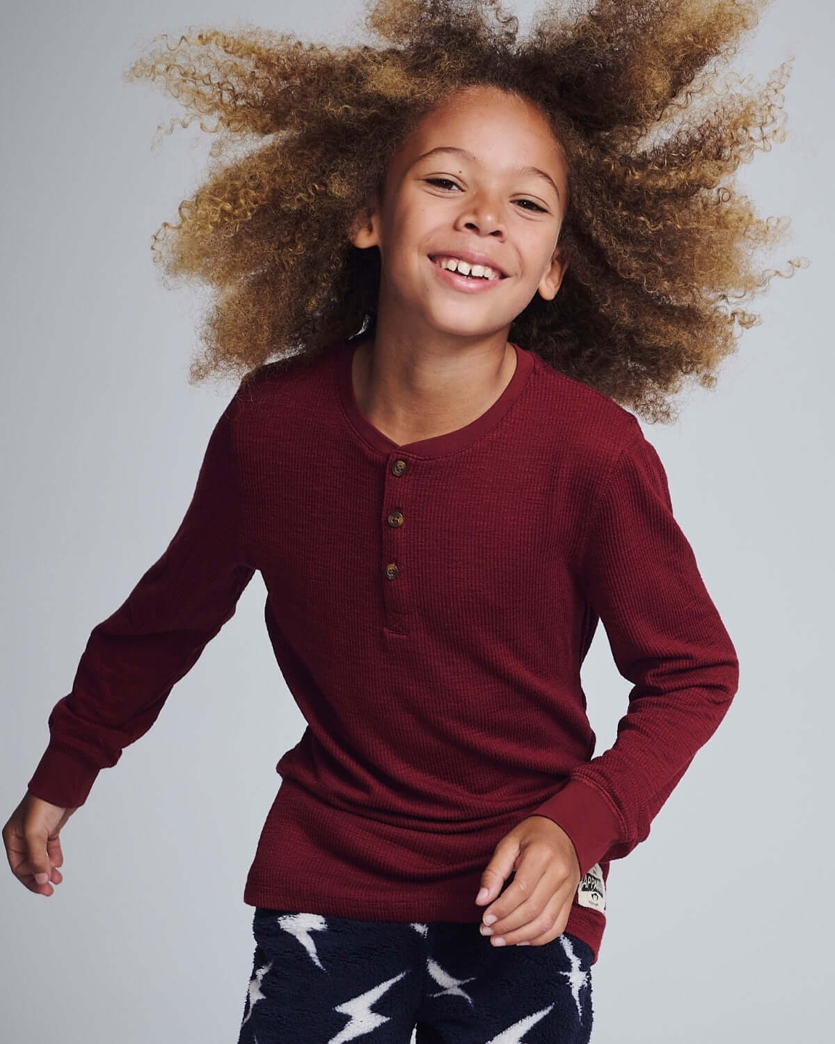 Boys Red Henley Shirt | Appaman