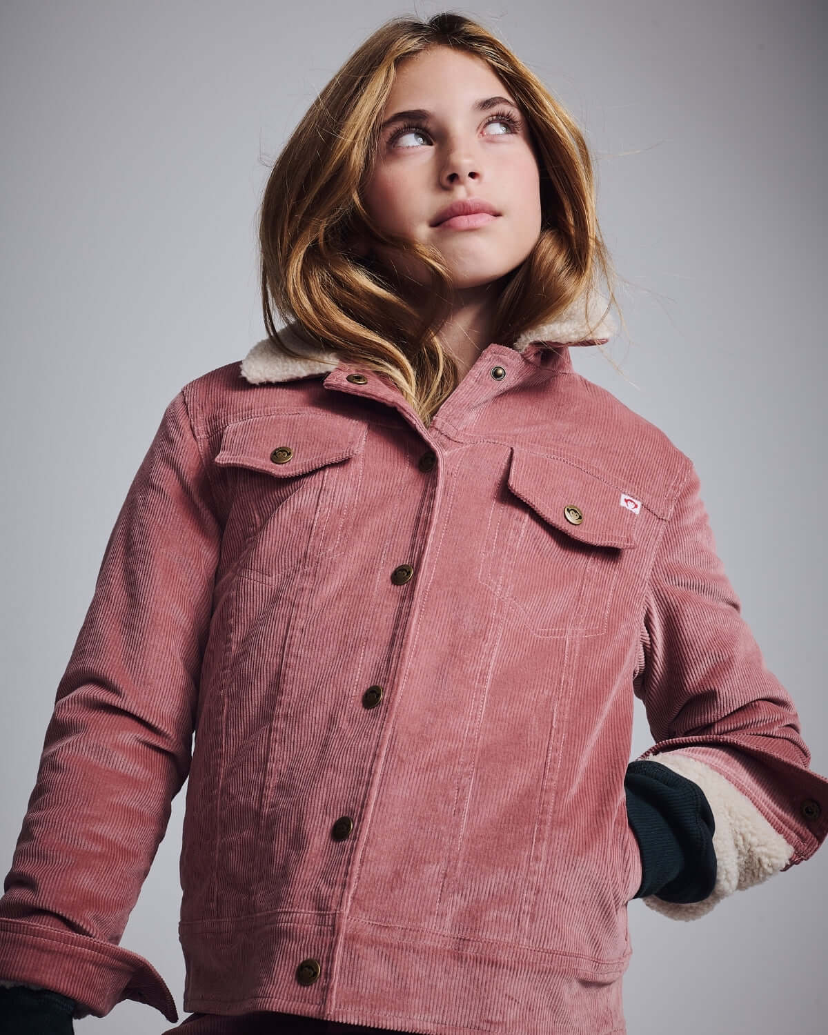 Girls Pink Cord Jacket | Appaman