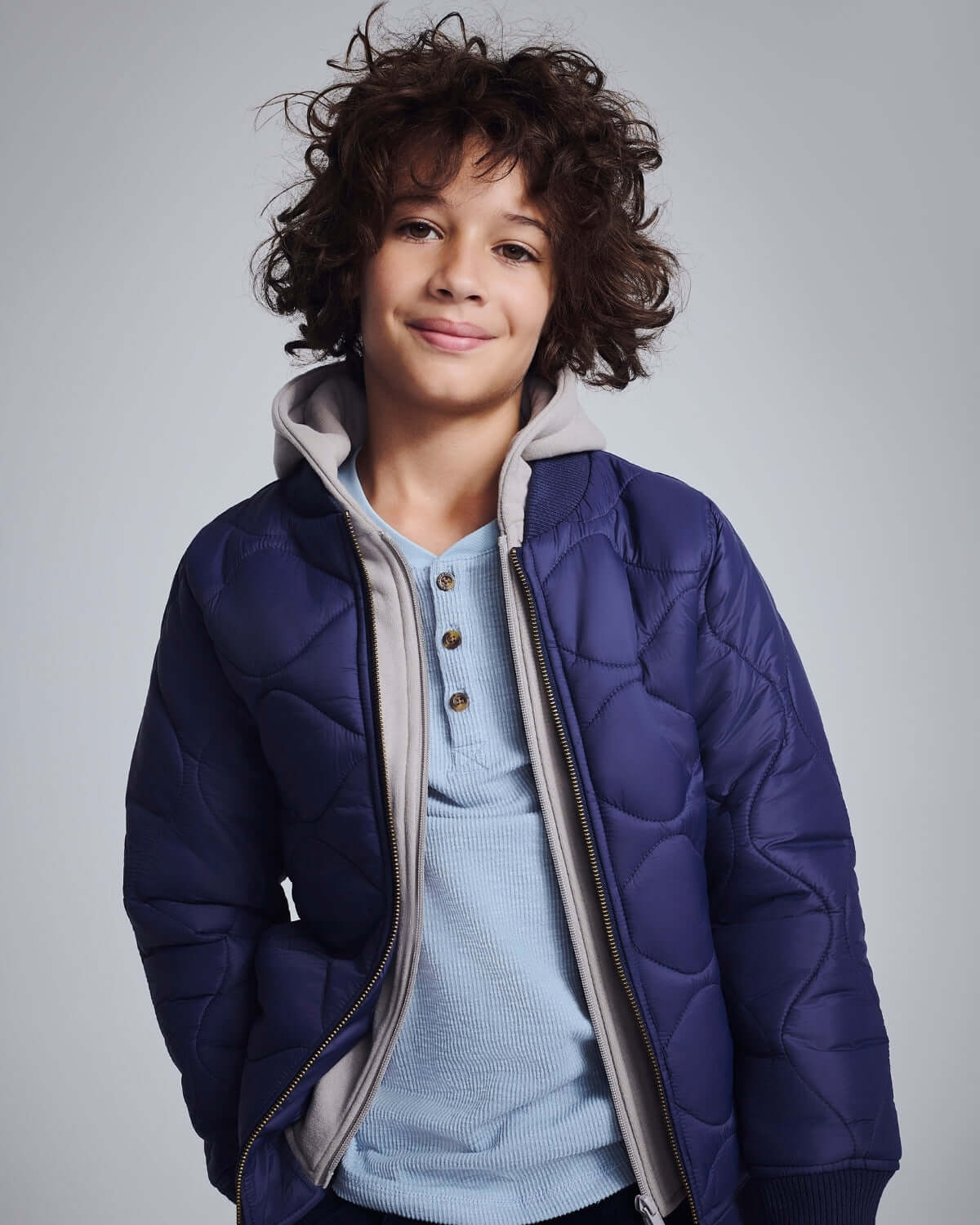 ジャケット・アウター BOY Boys Grey Bomber Jacket | Appaman