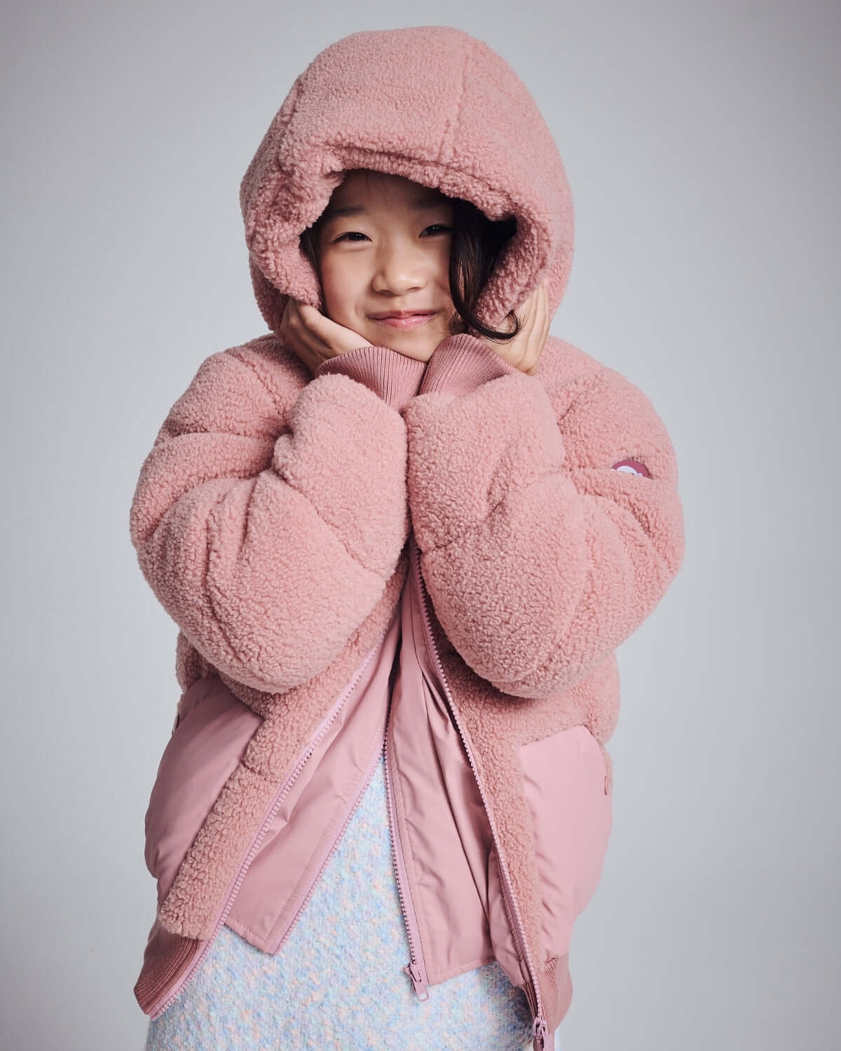 Appaman kids ダウンジャンパー Girls Teddy Puffer Jacket in Pink | Appaman Kids
