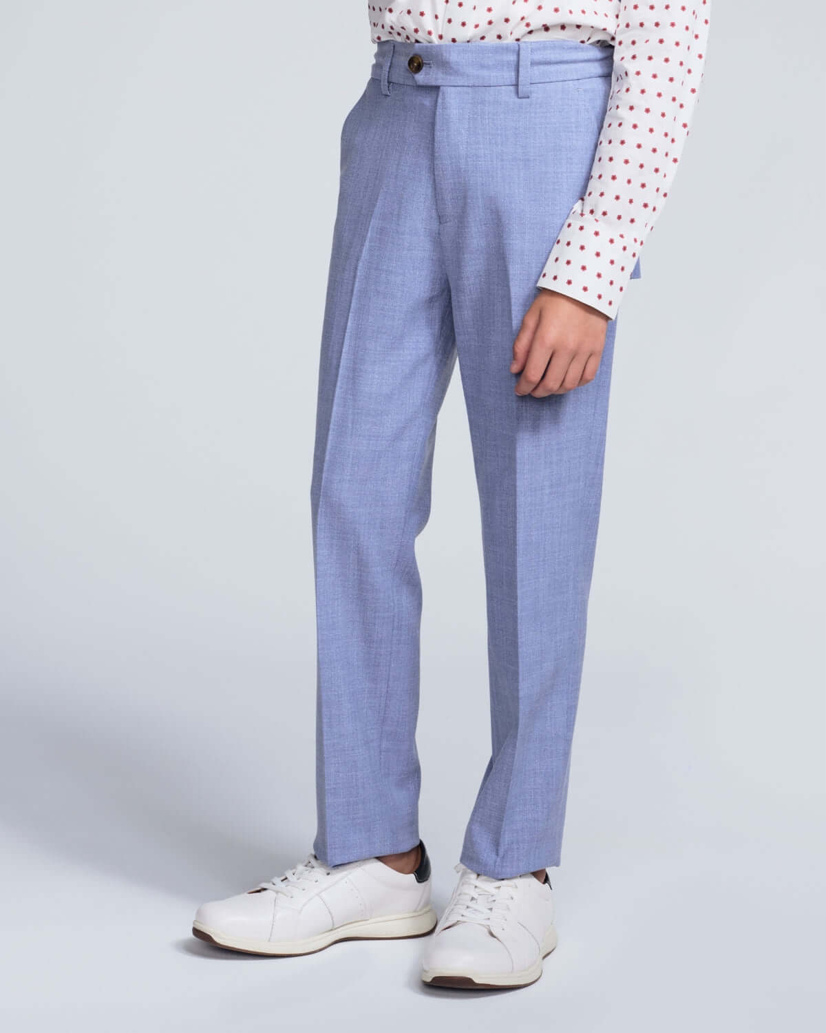Pacific Blue Stretchy Mod Suit Pants Pacific Blue / 3T