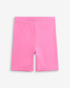 Summer Pink Biker Short - stretchy fabric shorts for girls, perfect for summer playdates and warm-weather outfits.