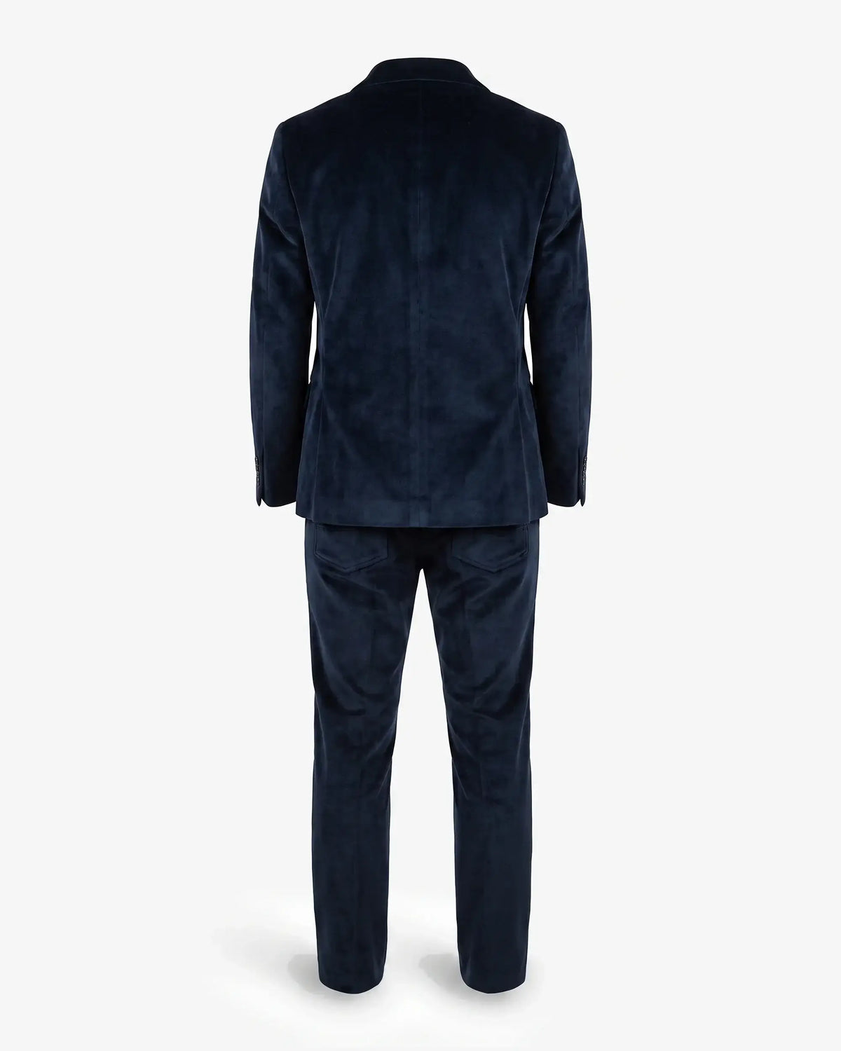 Black Velvet Suit Blazer — back