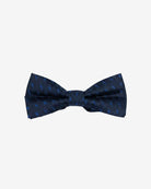 Electric Blue Bow Tie with lightning pattern, perfect for boys' formal wear and outdoor play.