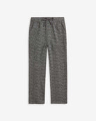 Tweed Everyday Stretch Pants in grey with drawstring and pockets from the Fine Tailoring Collection.