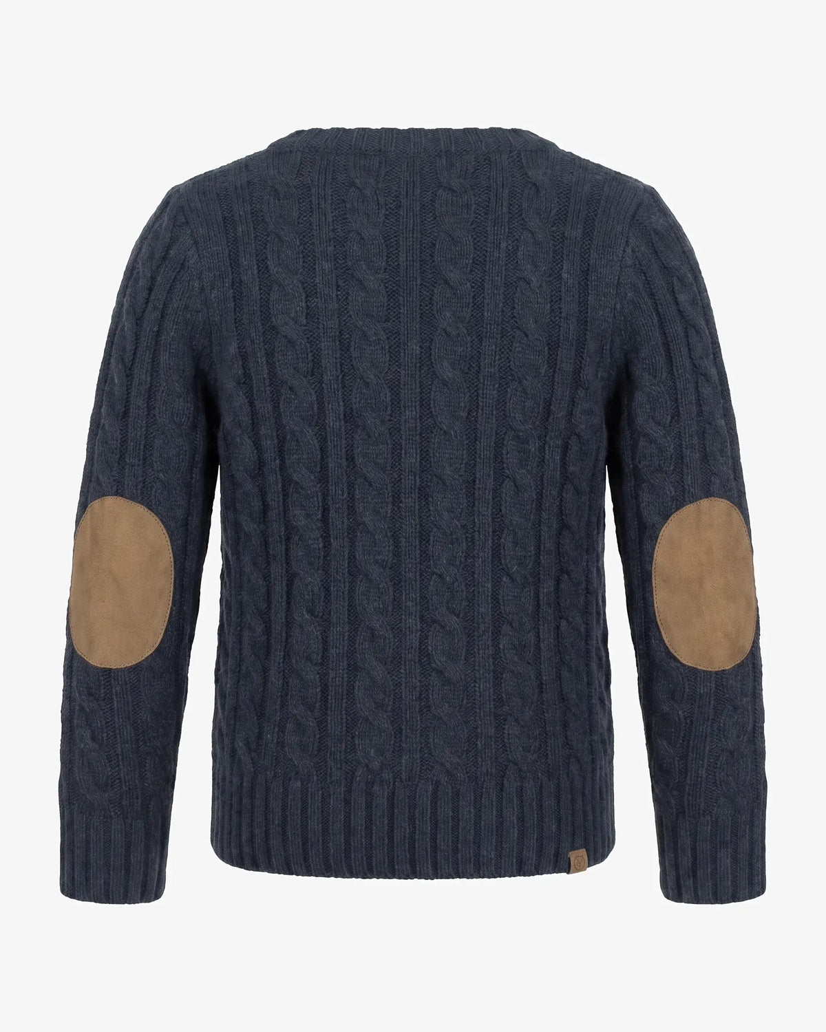Navy Blue Fisherman Sweater — back