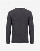 Appaman boys' henley charcoal, back view.