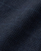 Close-up of Shadow Gray Stretchy Mod Suit Pants fabric texture, showcasing the elegant pattern and quality material.
