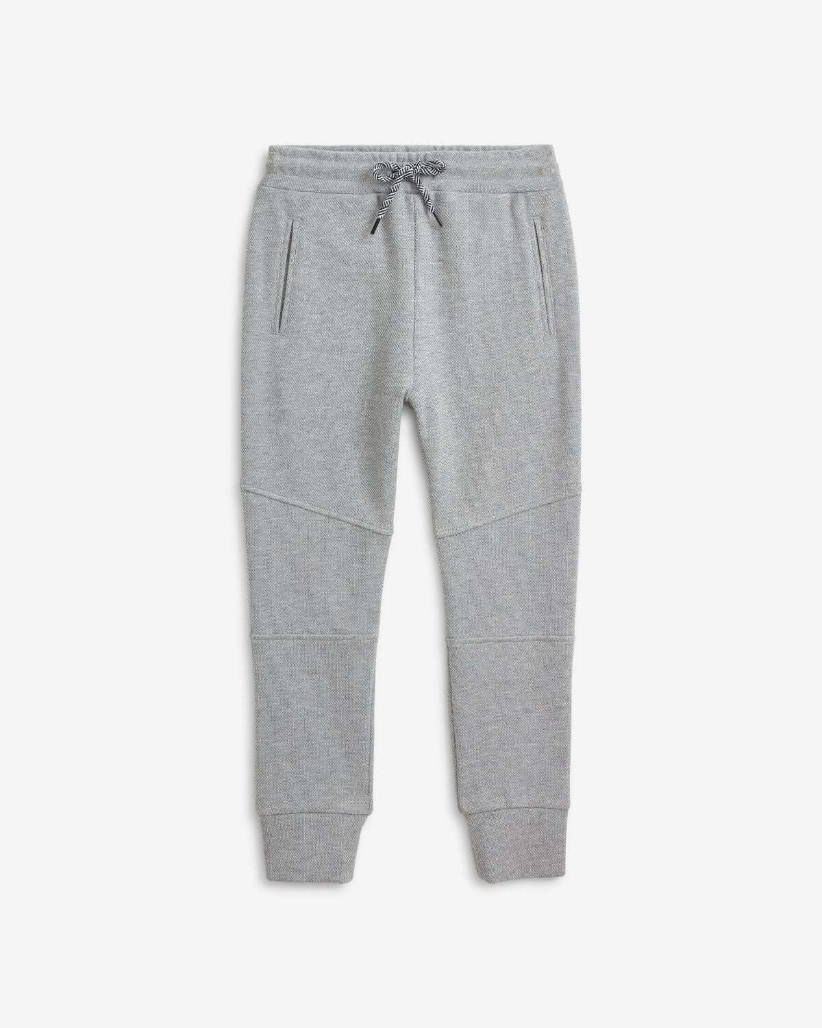 Novelty Grey Heather Sideline Sweatpants, soft and stylish kids' sweatpants with pockets.