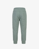 Appaman boys' fleece jogger sage, back view.