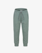 Appaman boys' fleece jogger sage, front view.