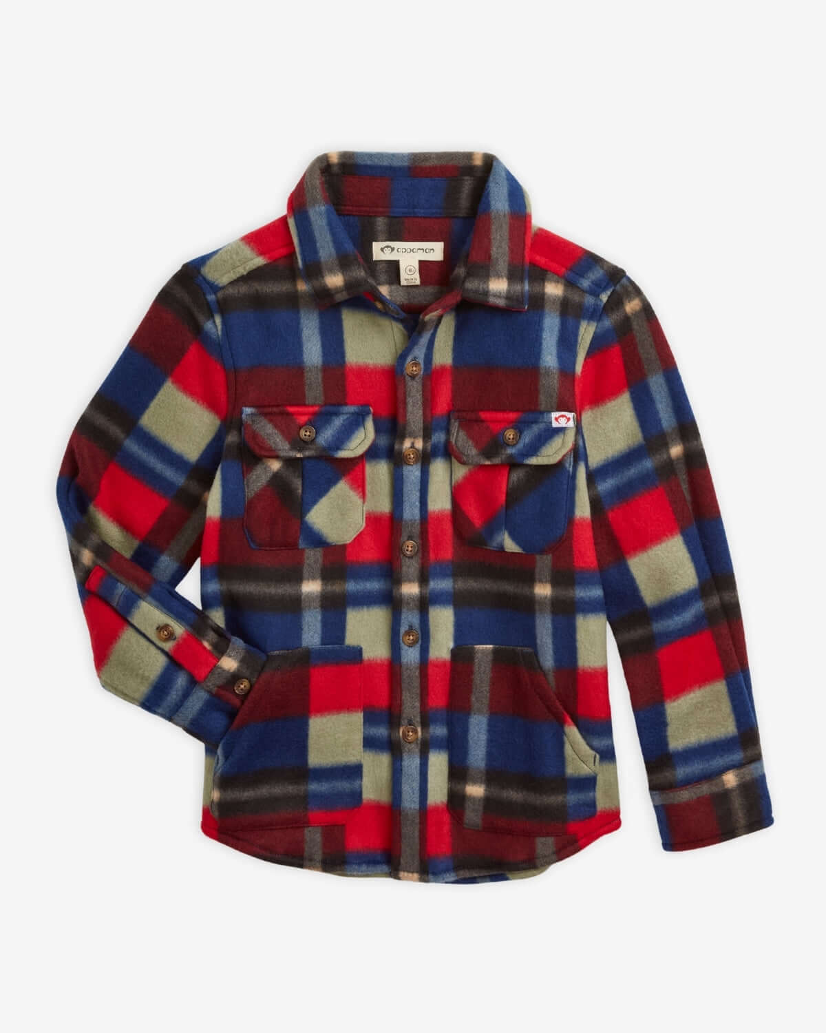 Cherry Blue Check Snow Fleece Shirt Cherry Blue Check / 8