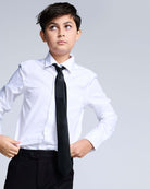 Premium White Standard Button Down Shirt – front view