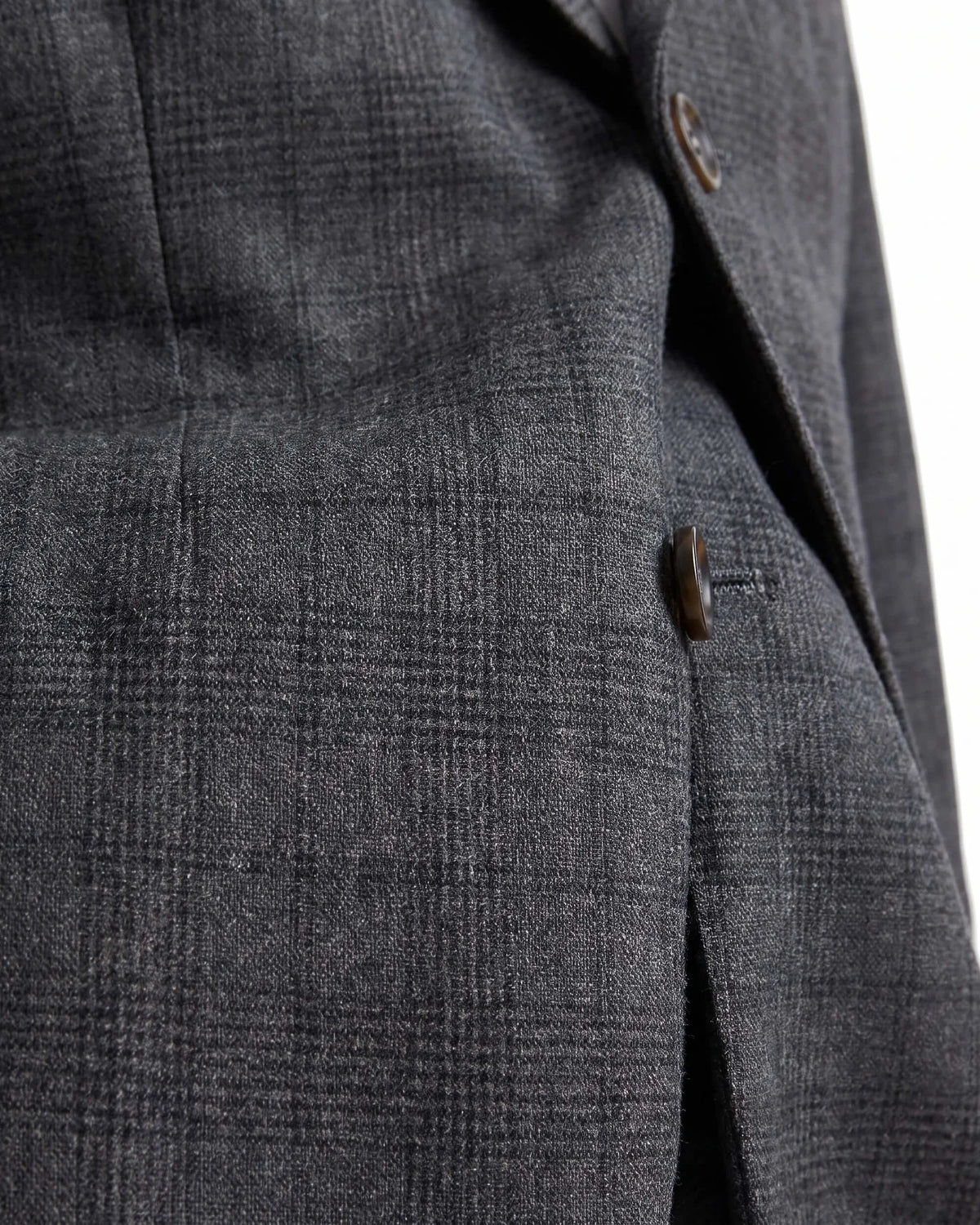 Gentleman's Plaid Stretchy Mod Suit — detail2