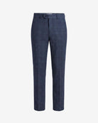 Navy Glen Plaid Stretchy Mod Suit pants designed for active kids with stretch comfort and a slim modern cut.