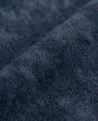 Close-up of soft fabric texture of the Dark Navy Strivers Hoodie by Appaman, highlighting its fleece lining.