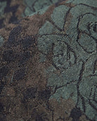 Close-up of the textured Rose Camo Tie fabric featuring a unique rose-toned camo print.