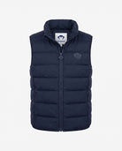 Dark Navy Packable Vest by Appaman, designed for warmth and comfort during cold-weather play.